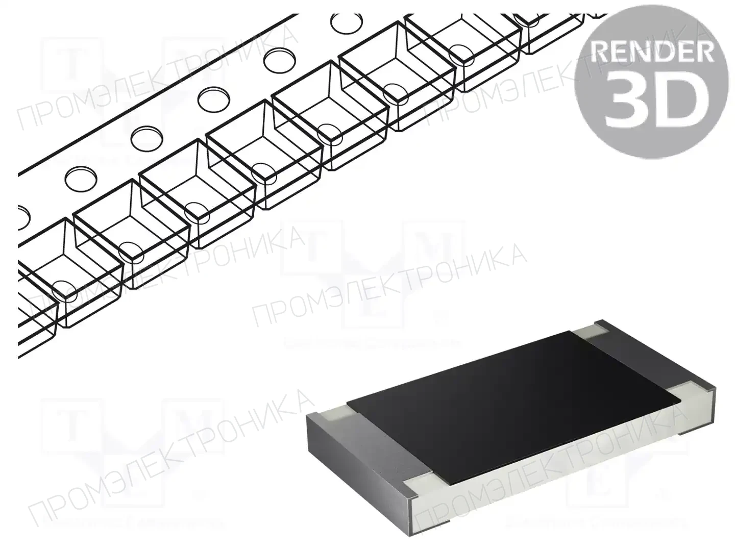VISHAY M55342K08B464DRS6 — Резисторы SMD