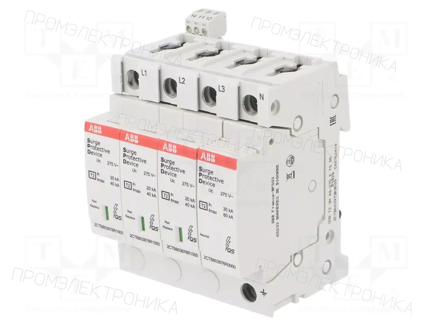 ABB OVR T2 3N 40-275 P TS QS — Ограничители перенапряжения