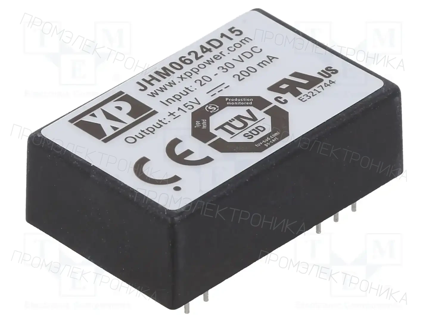 XP POWER JHM0624D15 — Преобразователи DC/DC