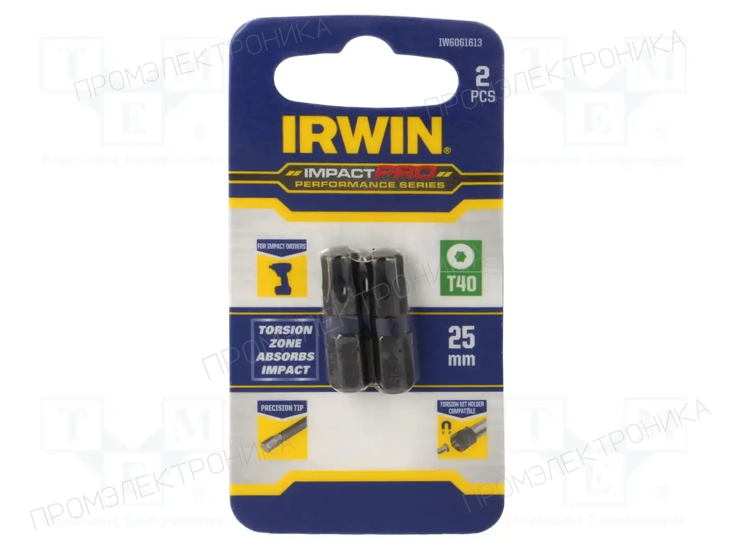 IRWIN IW6061613 — Наконечники для отверток