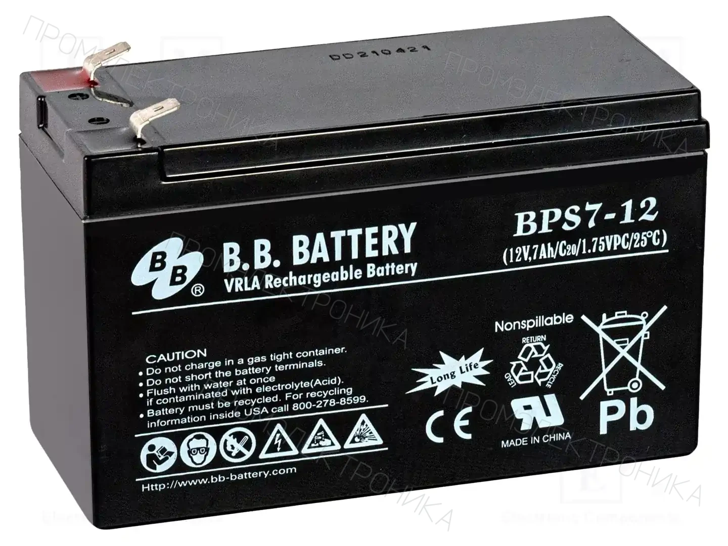 B.B. Battery BPS 7-12 — Аккумуляторы кислотные