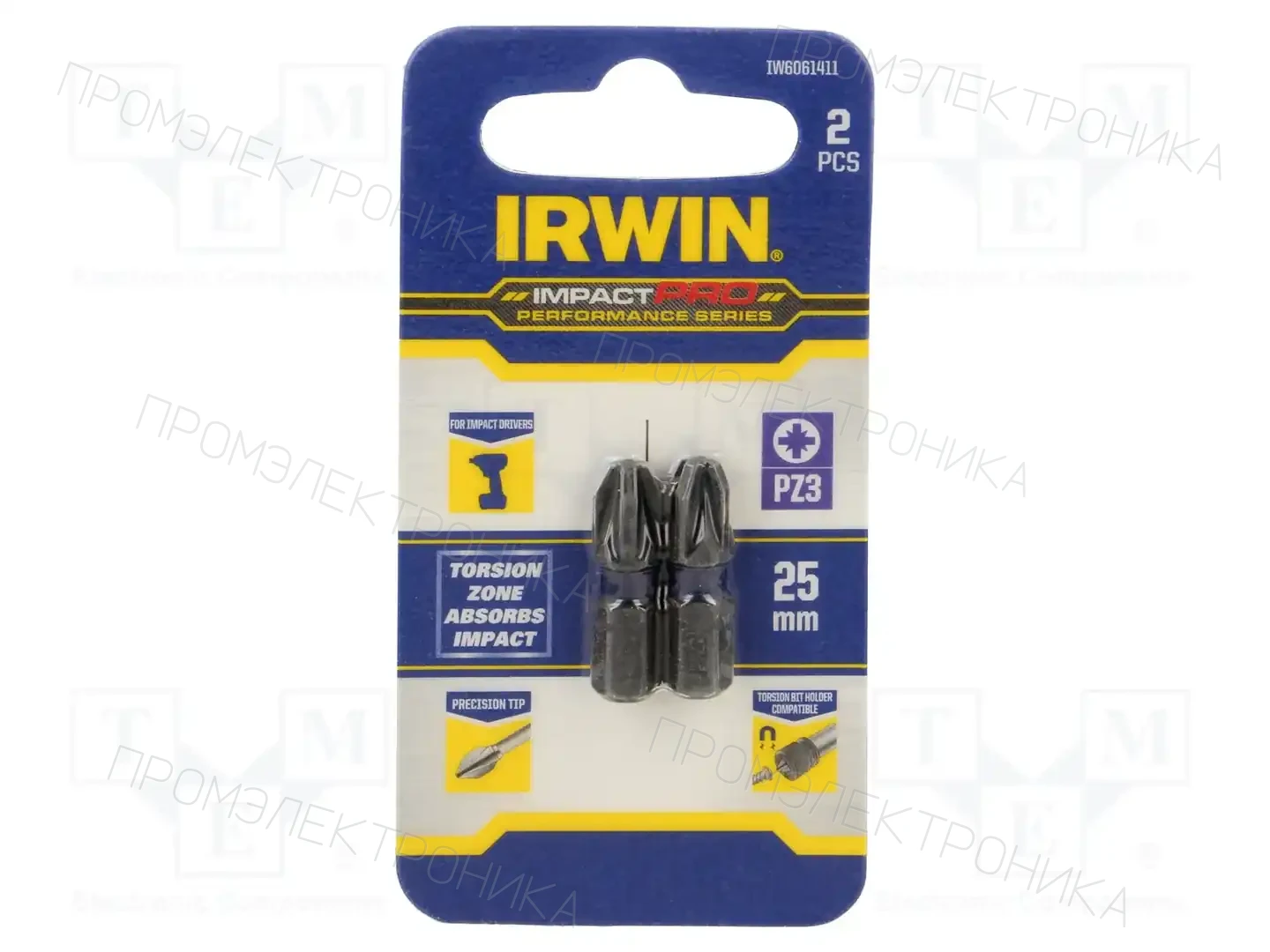 IRWIN IW6061411 — Наконечники для отверток