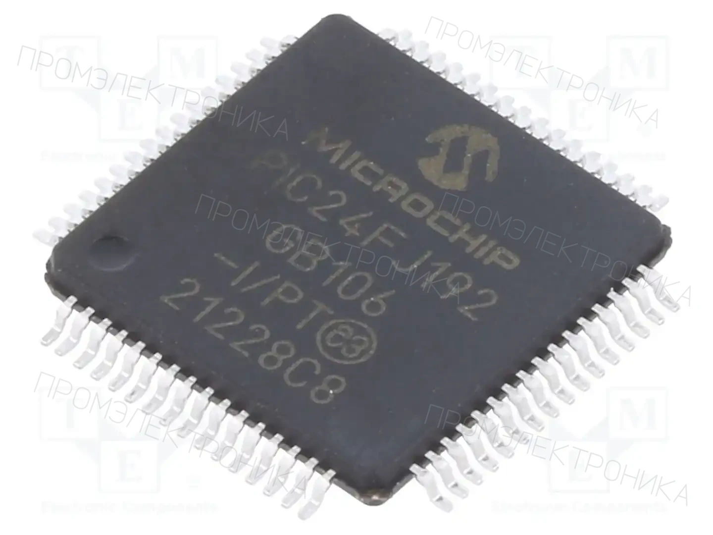 Microchip Technology PIC24FJ192GB106-I/PT — Линейка PIC 16-bit