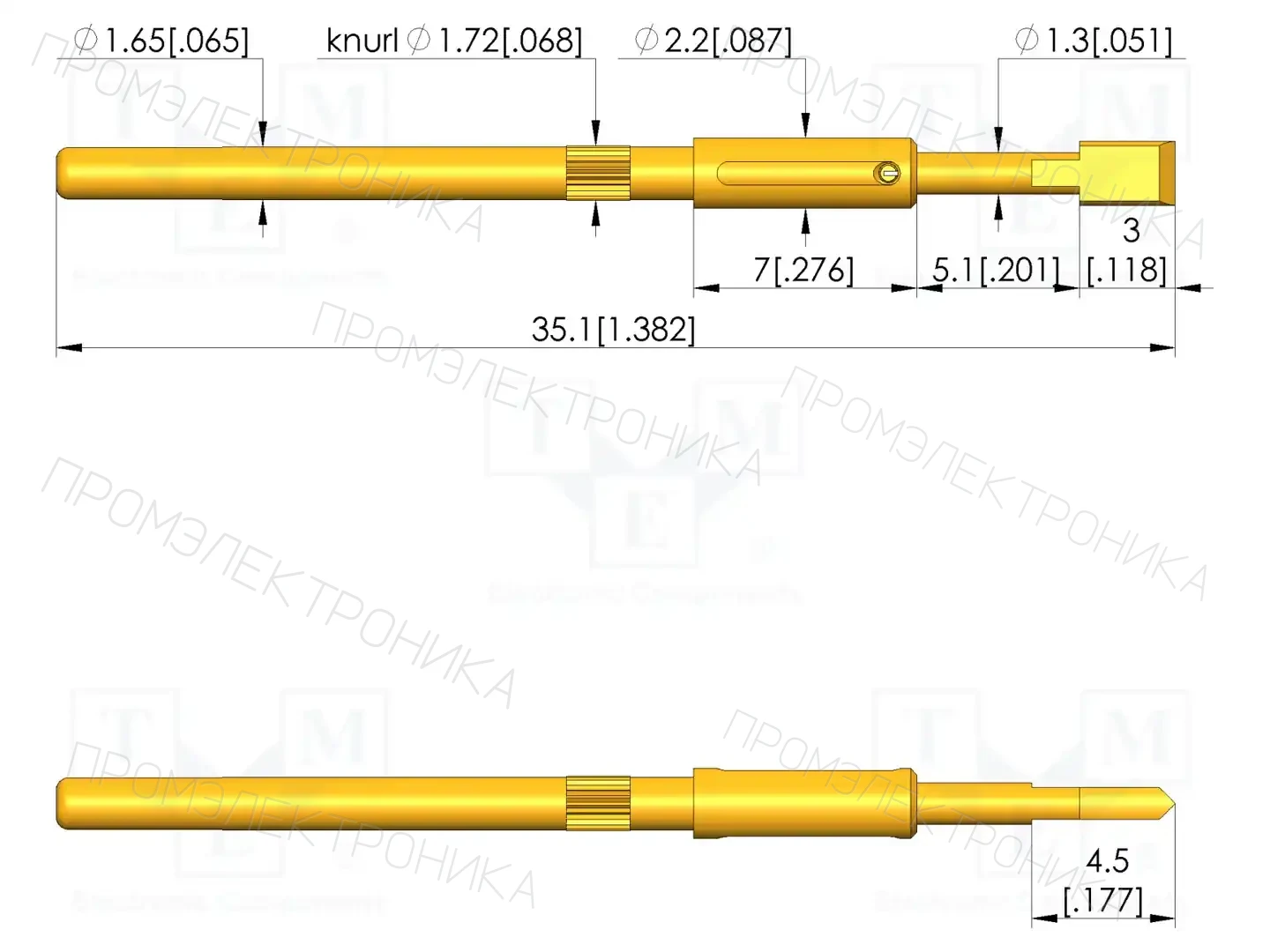 INGUN GKS-710 220 100 A 1507 — Измерительные щупы