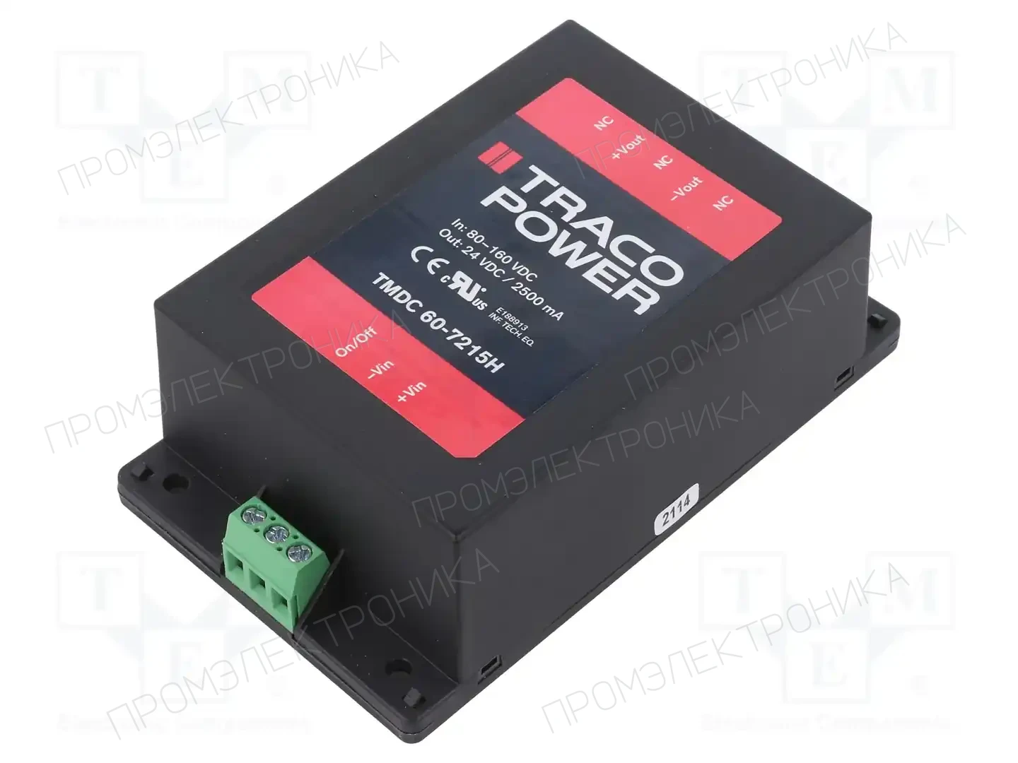 TRACO POWER TMDC 60-7215H — Преобразователи DC/DC