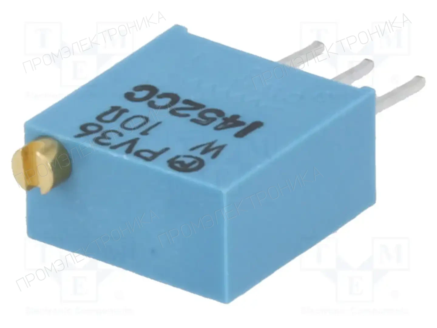 BOURNS PV36W100C01B00 — Потенциометры THT многооборотные 3/8 дм