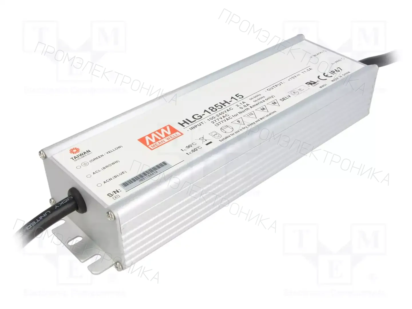 MEAN WELL HLG-185H-36 — Блоки питания для LED