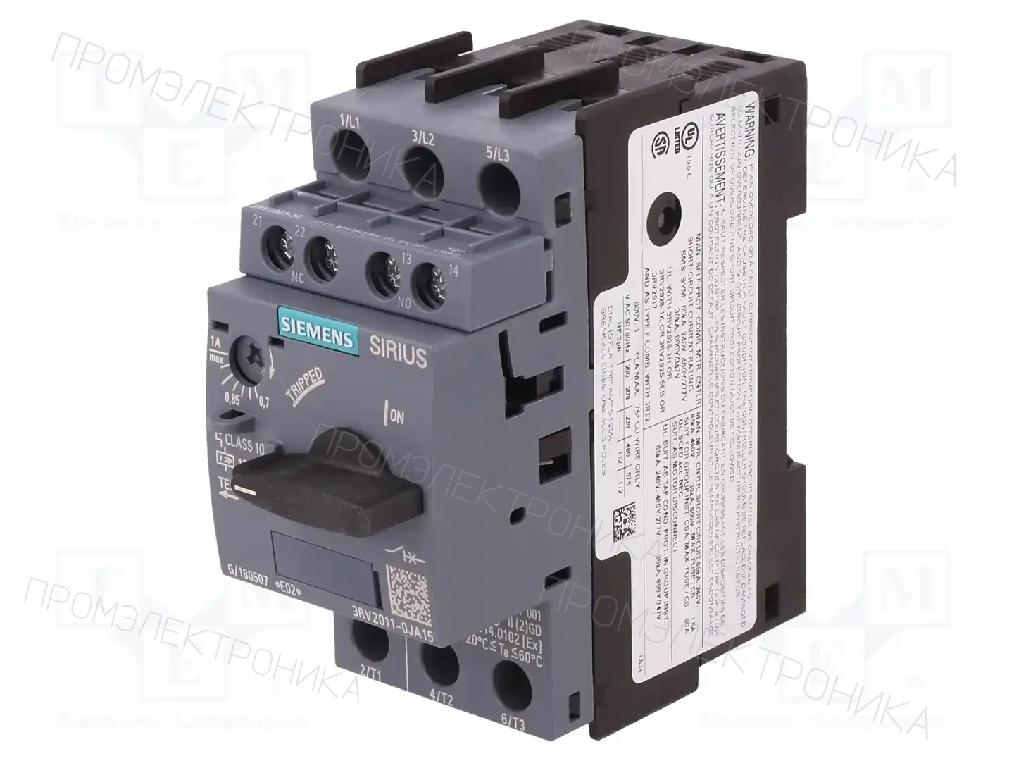 SIEMENS 3RV2011-0JA15 — Выключатели двигательные