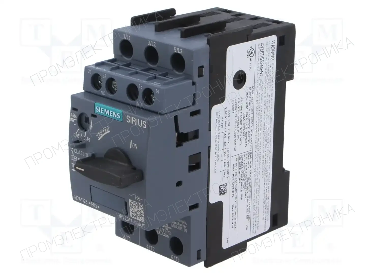 SIEMENS 3RV2011-0GA15 — Выключатели двигательные