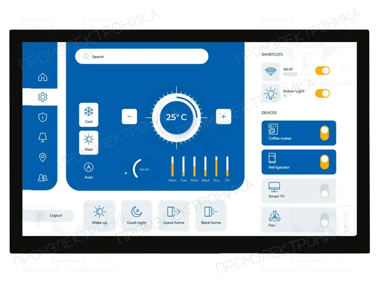 Riverdi SM-RVT50HQHNWCA0 — Интеллигентные дисплеи