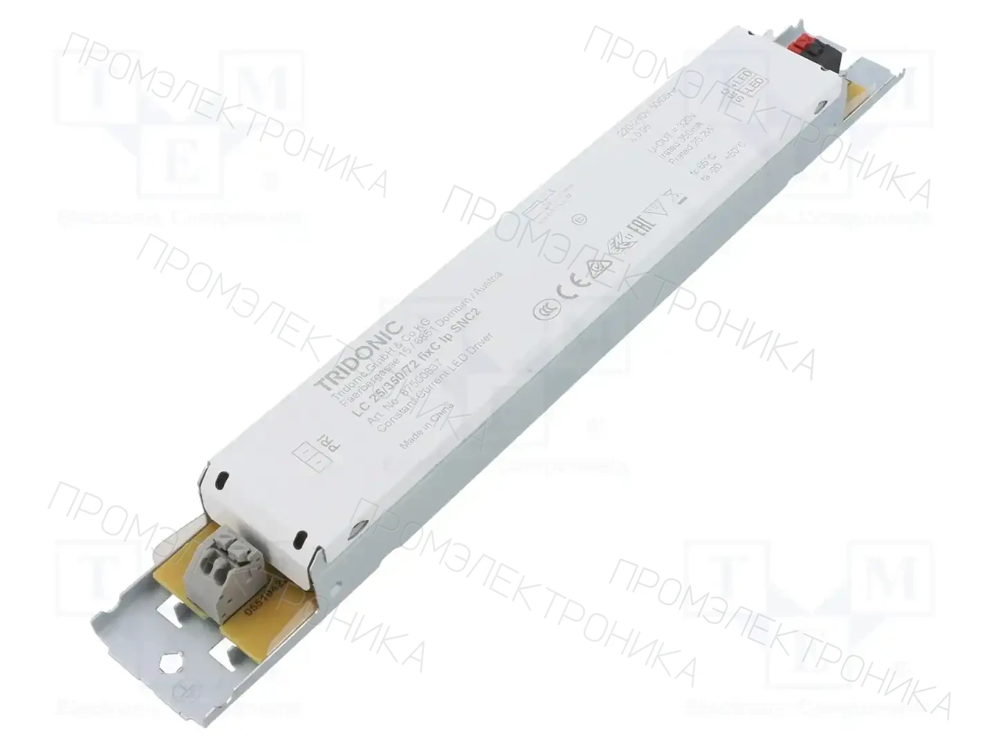TRIDONIC LC 25/350/72 FIXC LP SNC2 — Блоки питания для LED