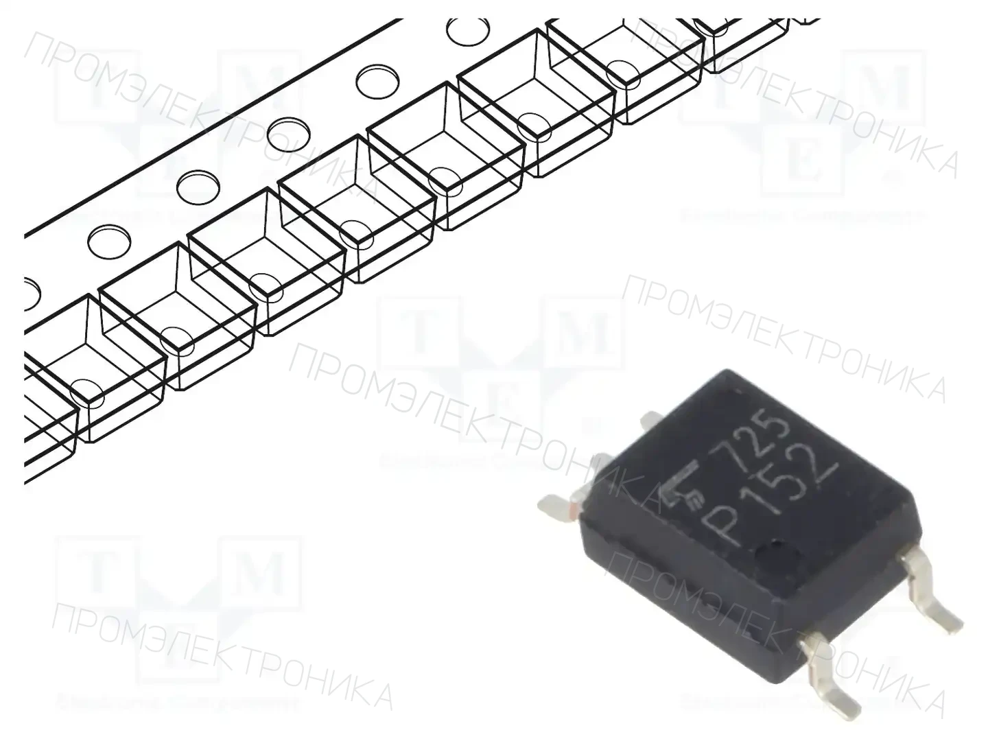 TOSHIBA TLP152(E(T — Оптроны – цифровой выход