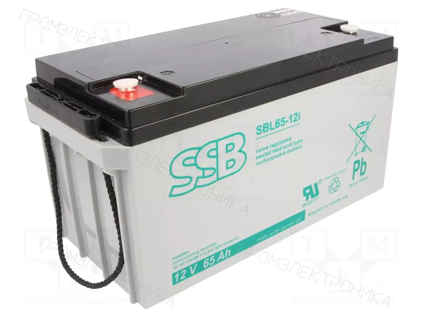 SSB SBL 65-12I — Аккумуляторы кислотные