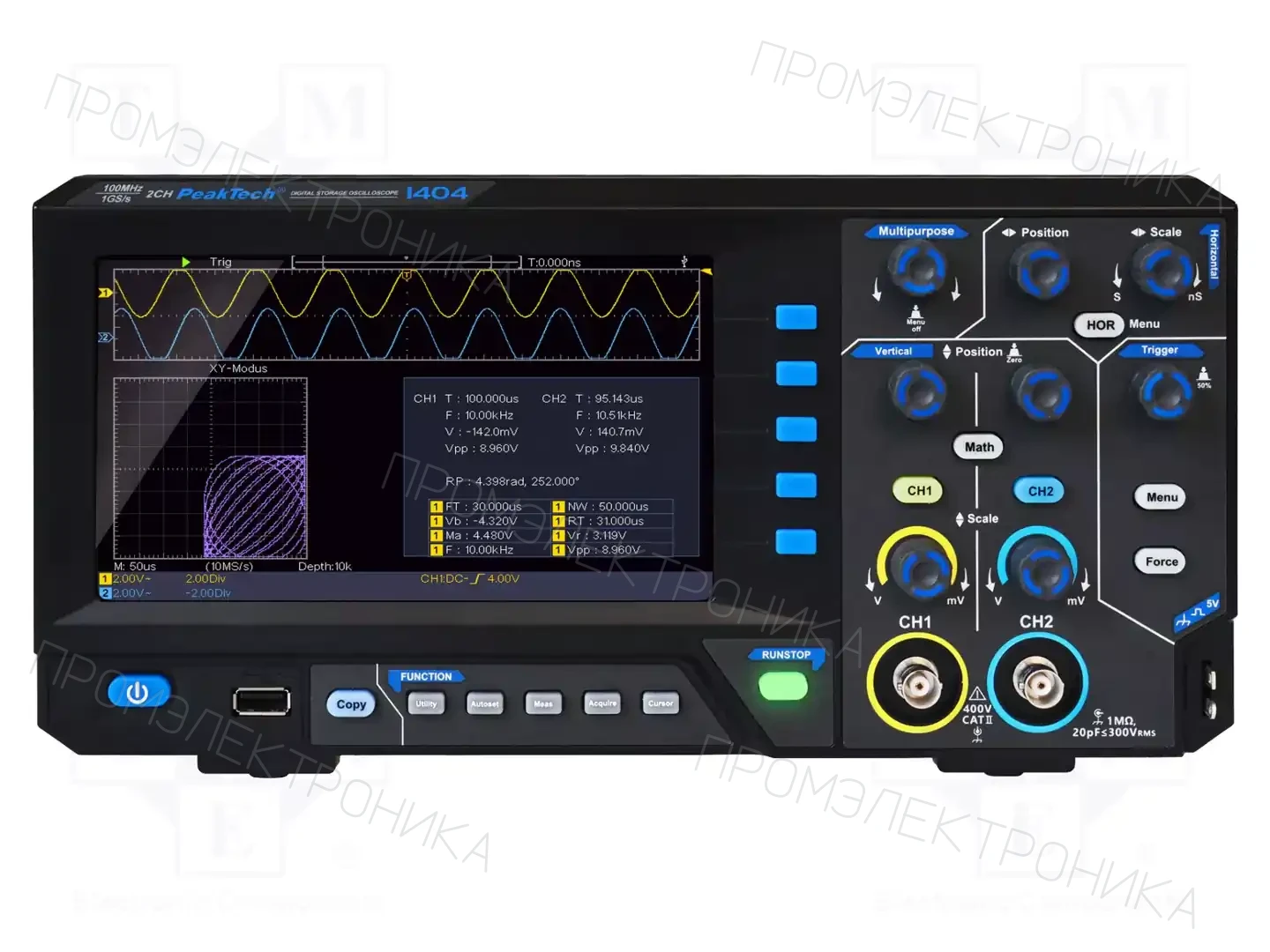 PEAKTECH P 1404 — Осциллоскопы цифровые
