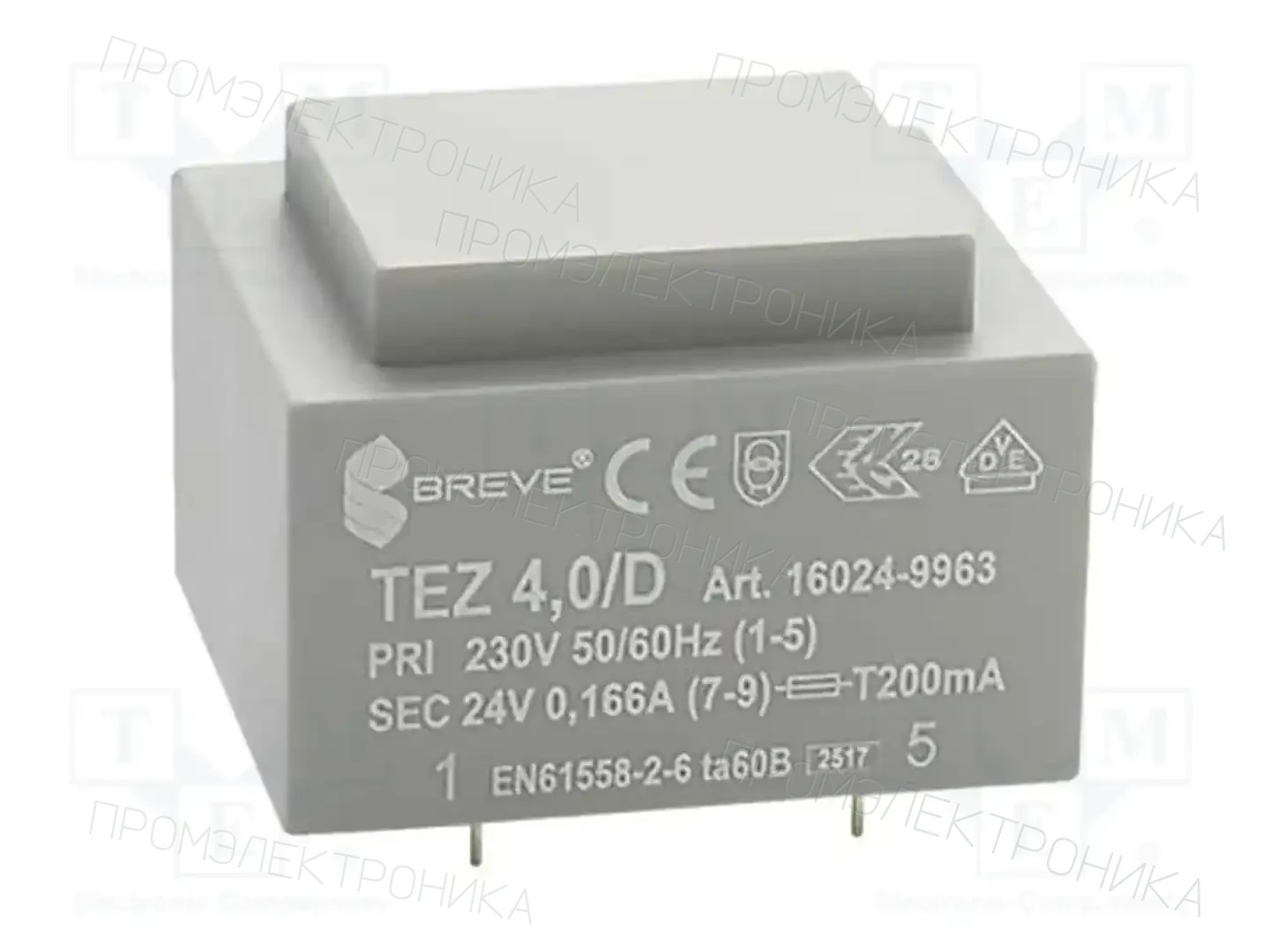 BREVE TUFVASSONS 16024-9963 — Трансформаторы PCB