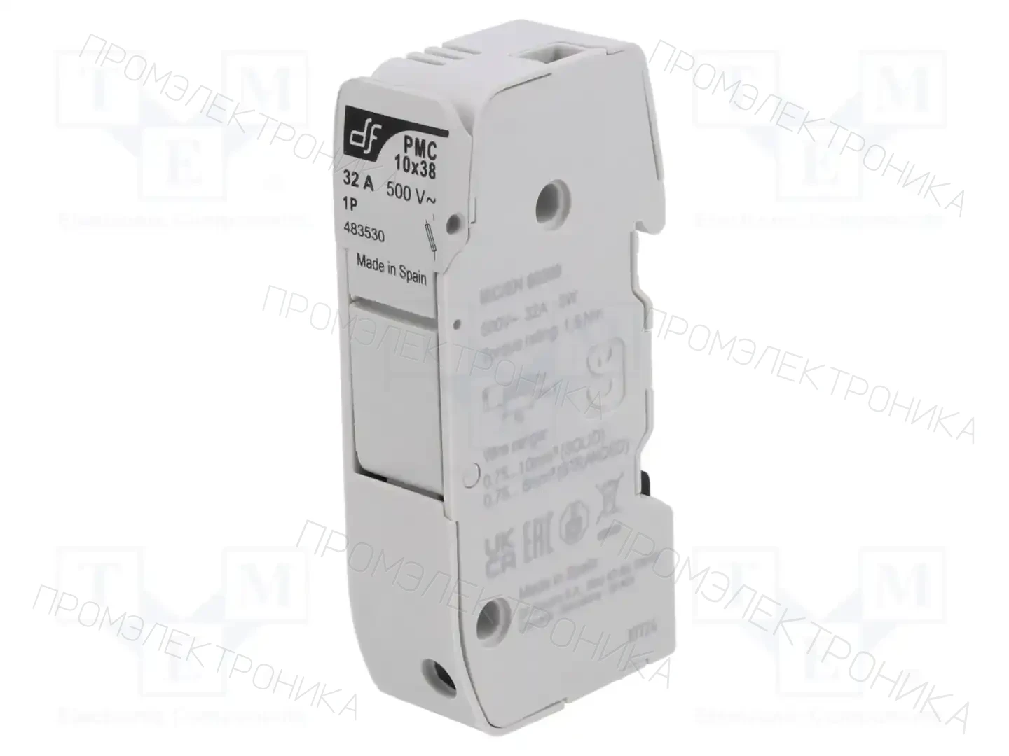 DF ELECTRIC 483530 — Гнезда предохранительные на DIN-рейку