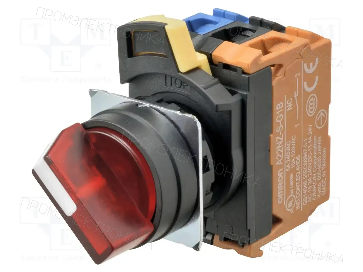 OMRON A22NW-3BB-TRA-G102-RD — Переключатели панельные стандартные 22мм