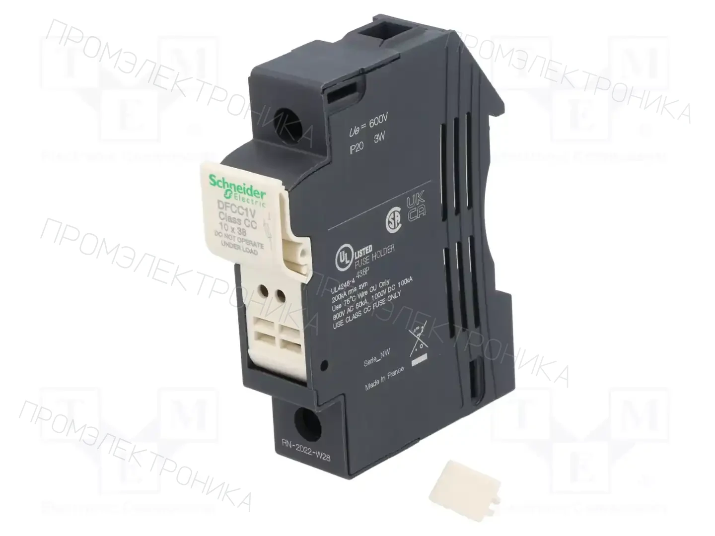 SCHNEIDER ELECTRIC DFCC1V — Гнезда предохранительные на DIN-рейку