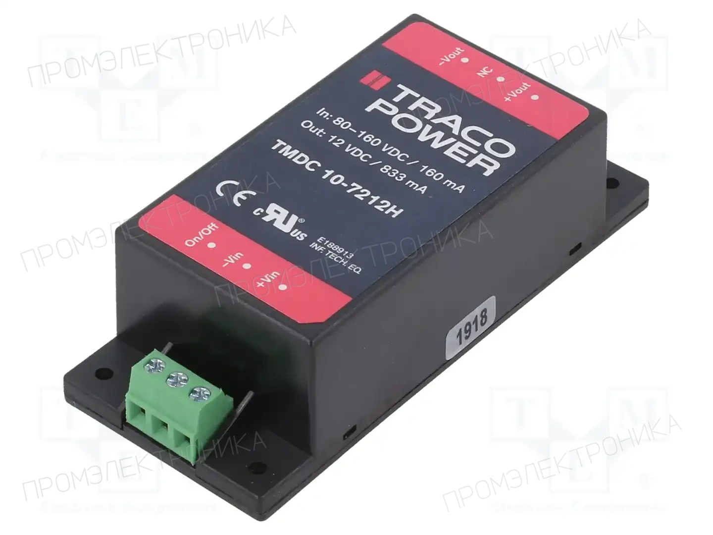 TRACO POWER TMDC 10-7212H — Преобразователи DC/DC