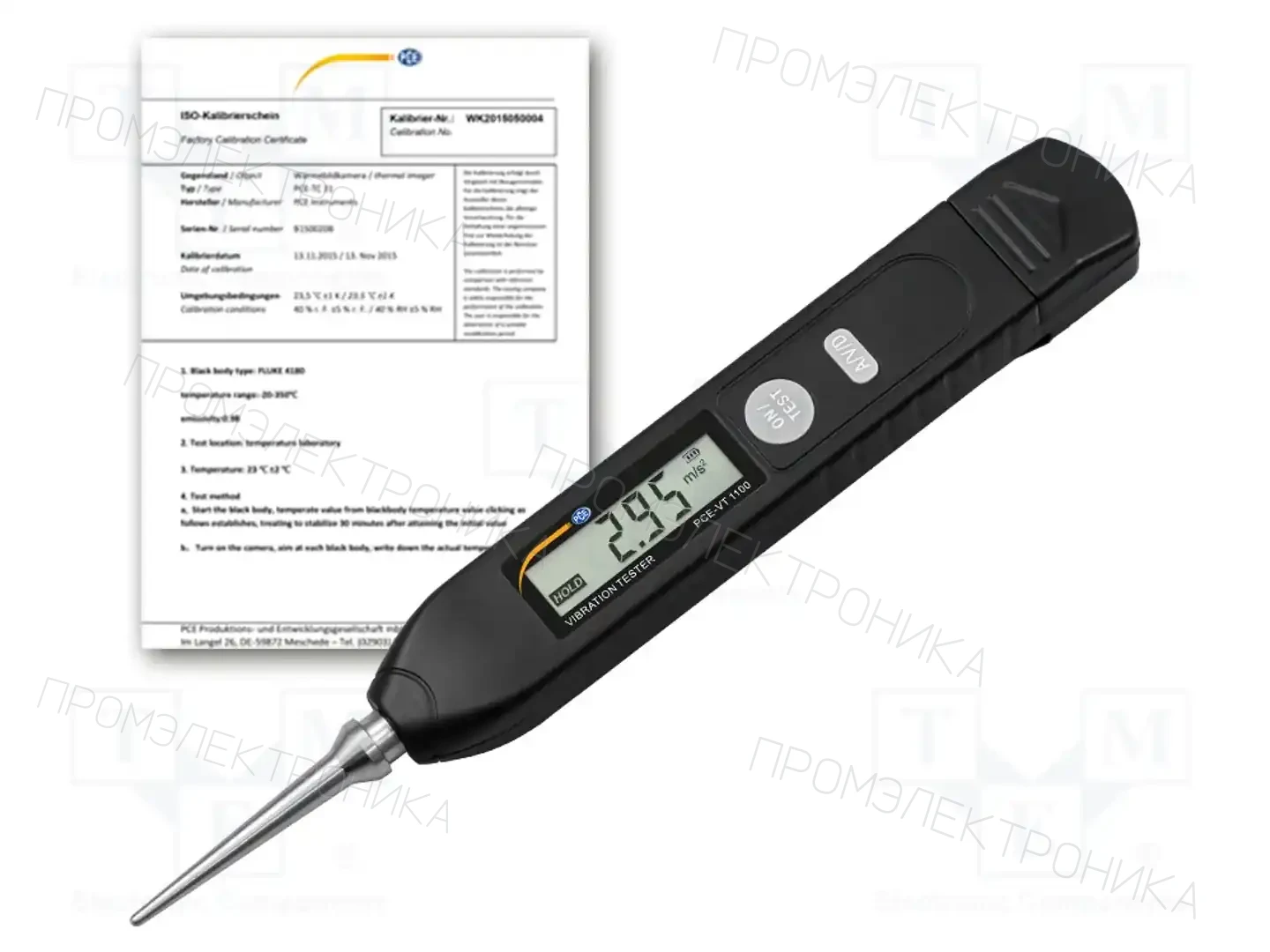 PCE INSTRUMENTS PCE-VT 1100S-ICA — Виброметры