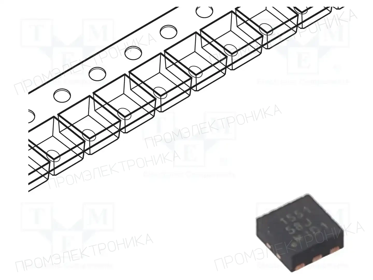 Texas Instruments CSD15571Q2 — Транзисторы с каналом N SMD