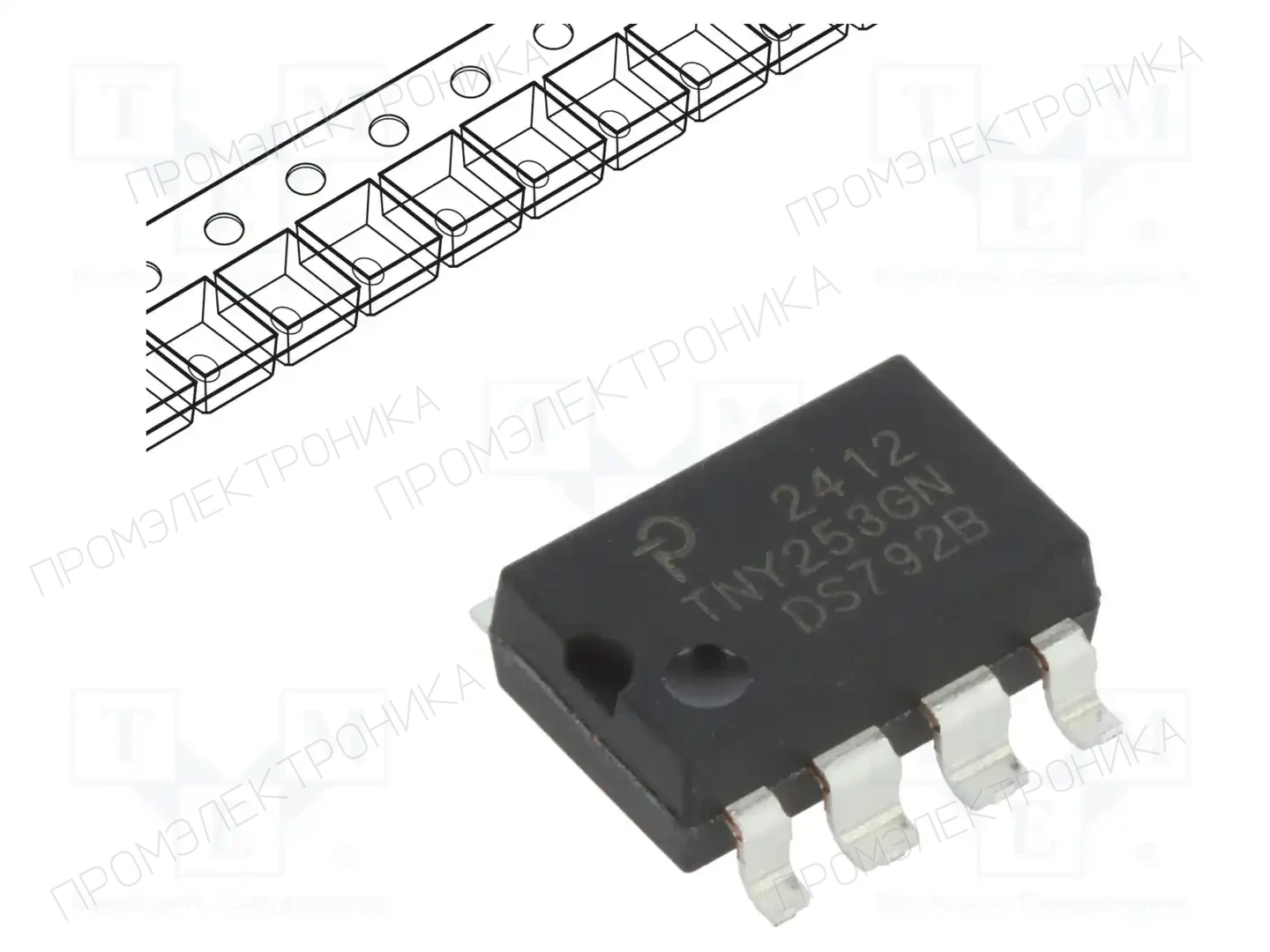 POWER INTEGRATIONS TNY253GN-TL — Регуляторы напряжения - микросхемы DC/DC