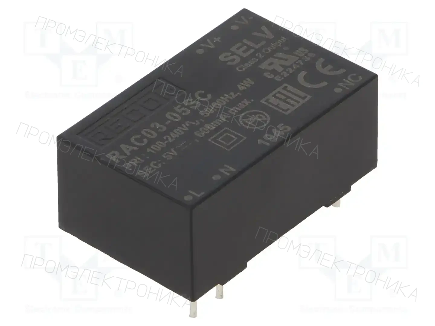 RECOM RAC03-05SC — Преобразователи AC/DC для PCB