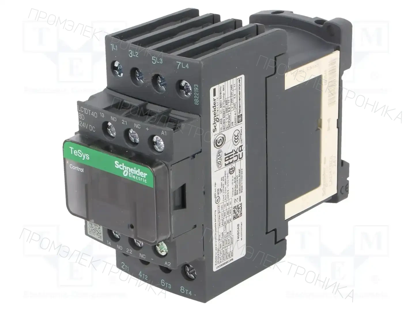 SCHNEIDER ELECTRIC LC1DT40BD — Контакторы - главные модули