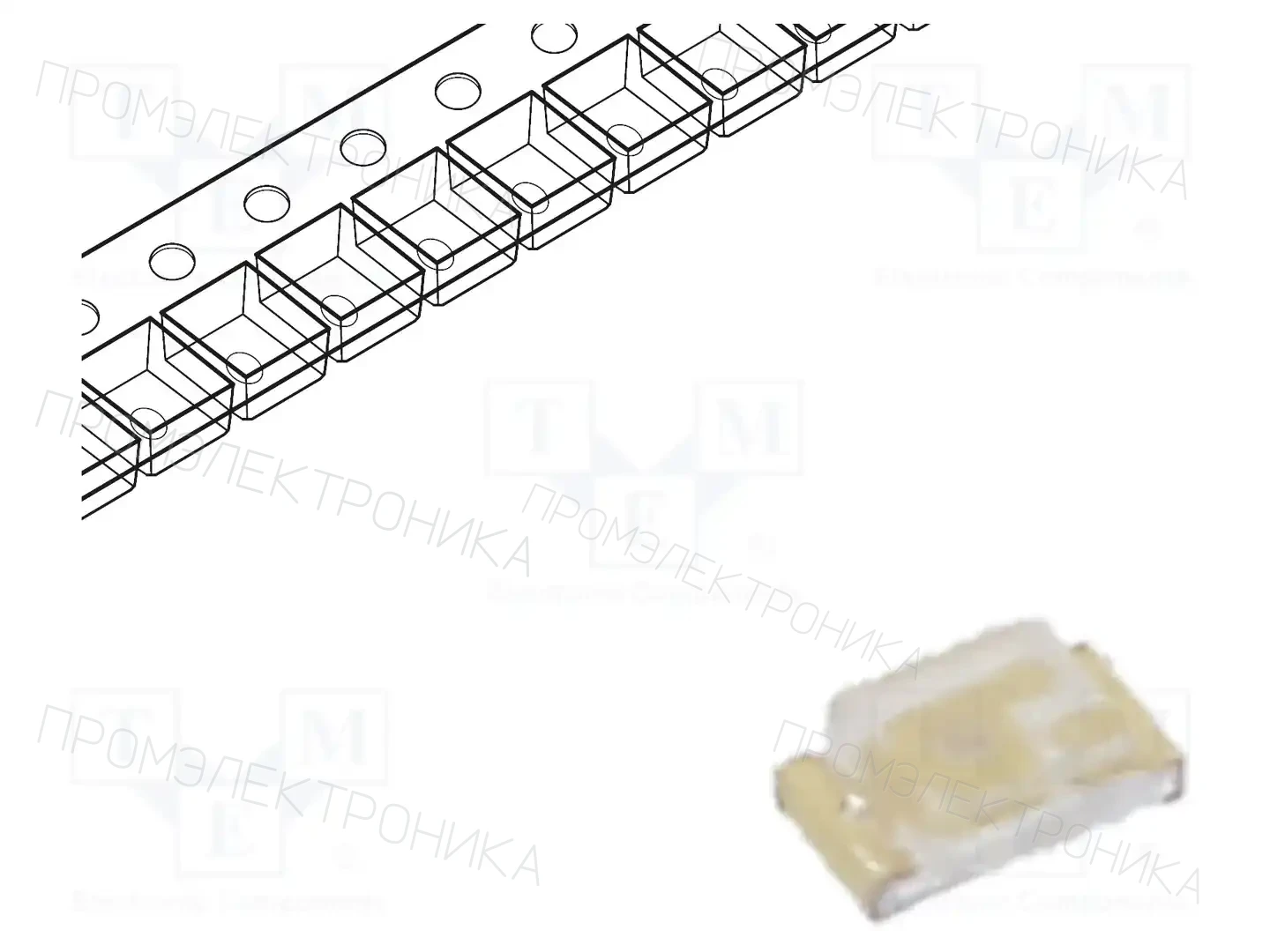 EVERLIGHT 19-213SUBC/S400-A5/S208-2/TR8 — Светодиоды SMD цветные
