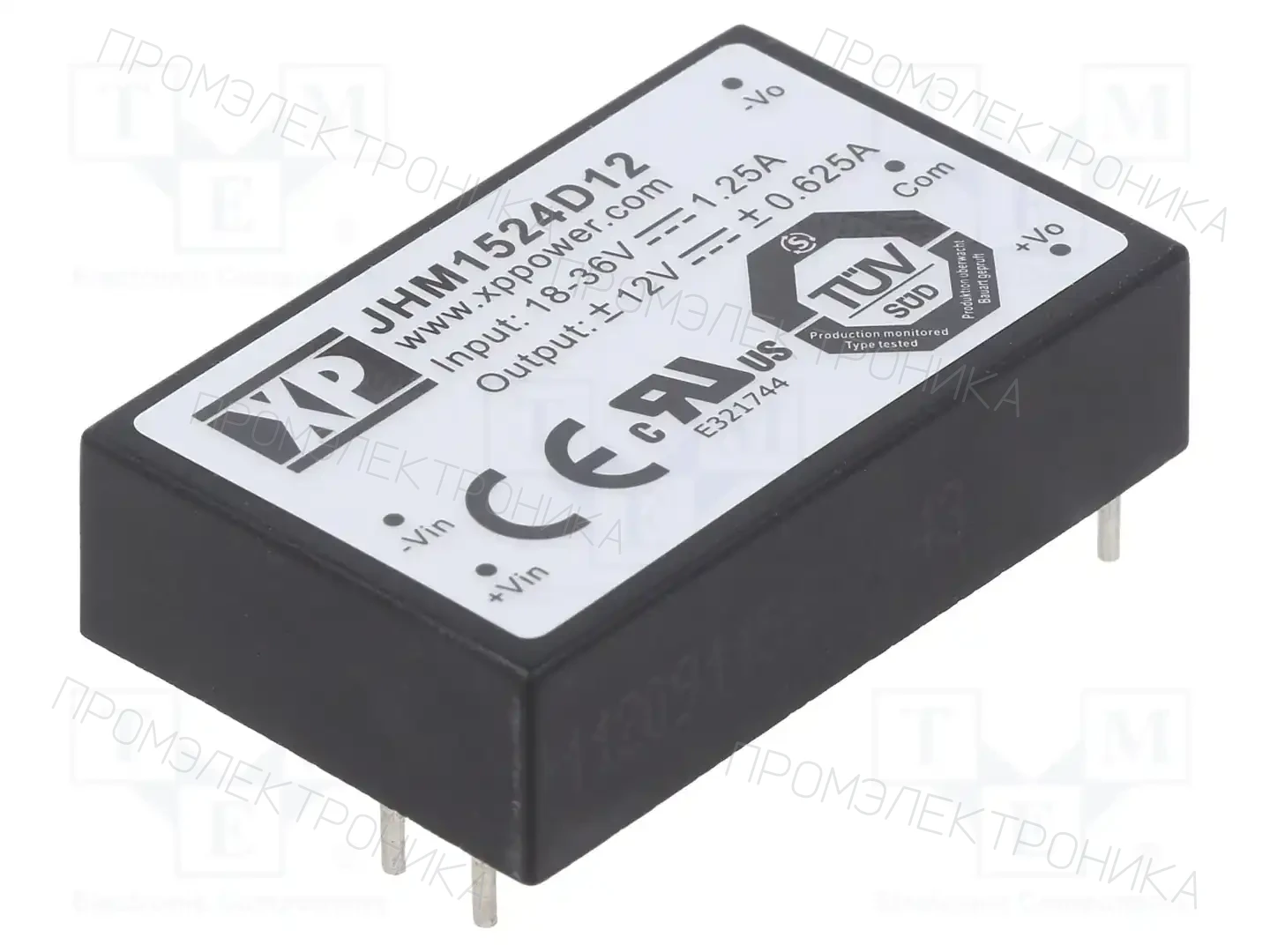 XP POWER JHM1524D12 — Преобразователи DC/DC