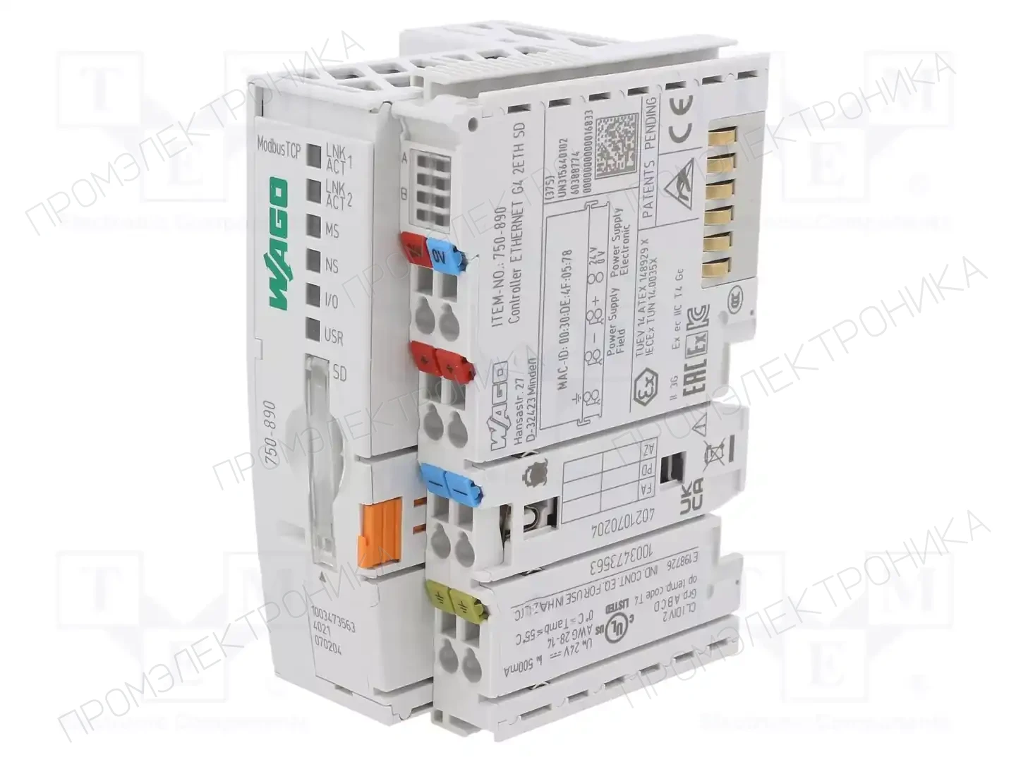 WAGO 750-890 — Контроллеры PLC