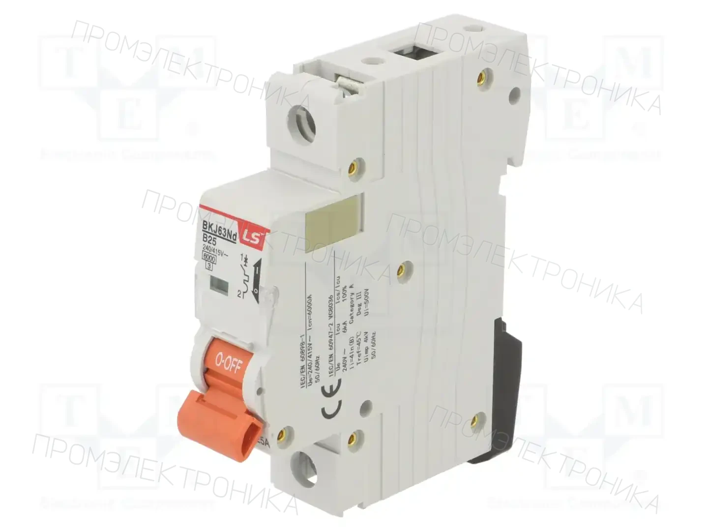 LS ELECTRIC BKJ63ND 1P B25 — Выключатели максимального тока
