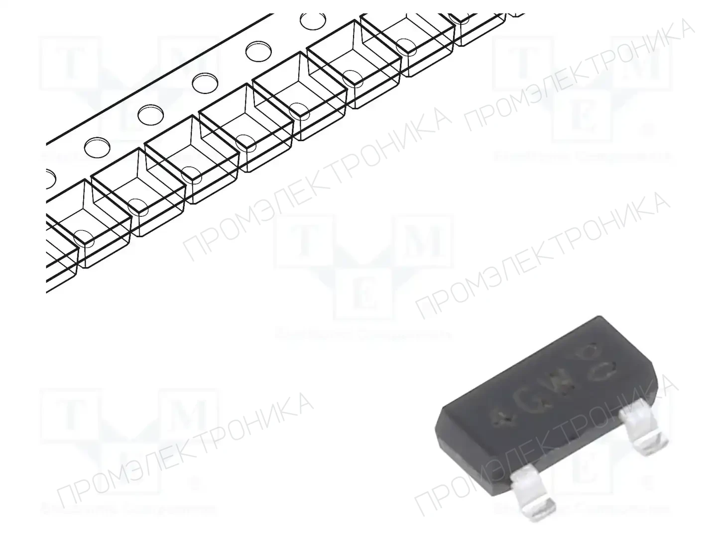 NEXPERIA BC860C,215 — Транзисторы PNP SMD