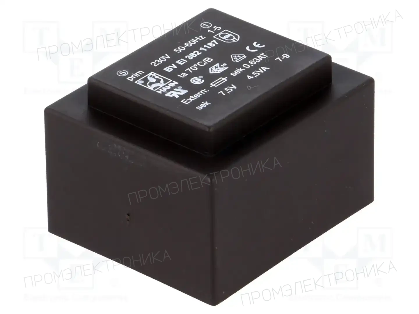 HAHN BV EI 382 1187 — Трансформаторы PCB