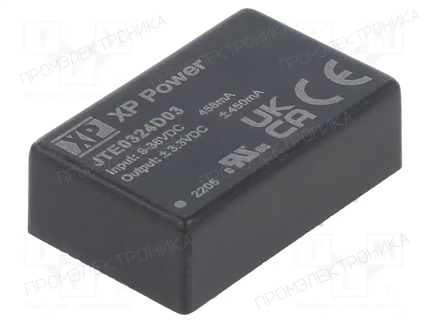 XP POWER JTE0624D03 — Преобразователи DC/DC