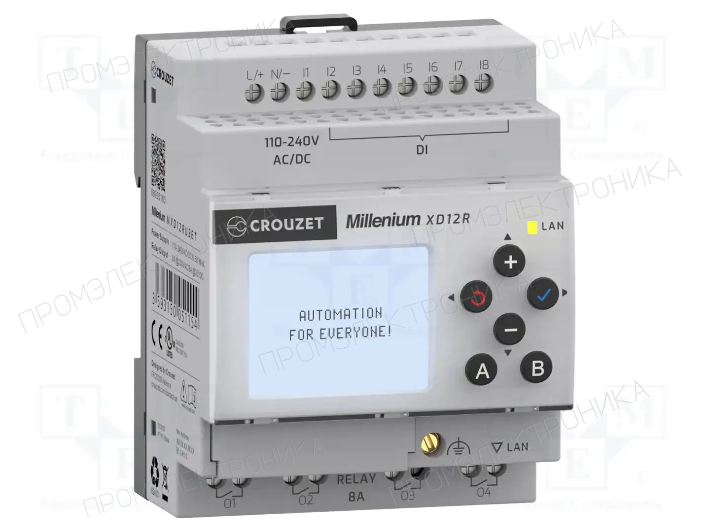 CROUZET MXD12RU3ET — Реле прогр. основные модули