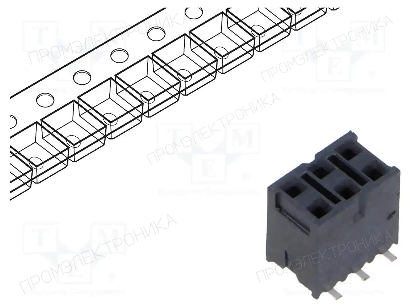 SAMTEC SSM-103-L-DV-K-TR — Разъeмы пластина - пластина