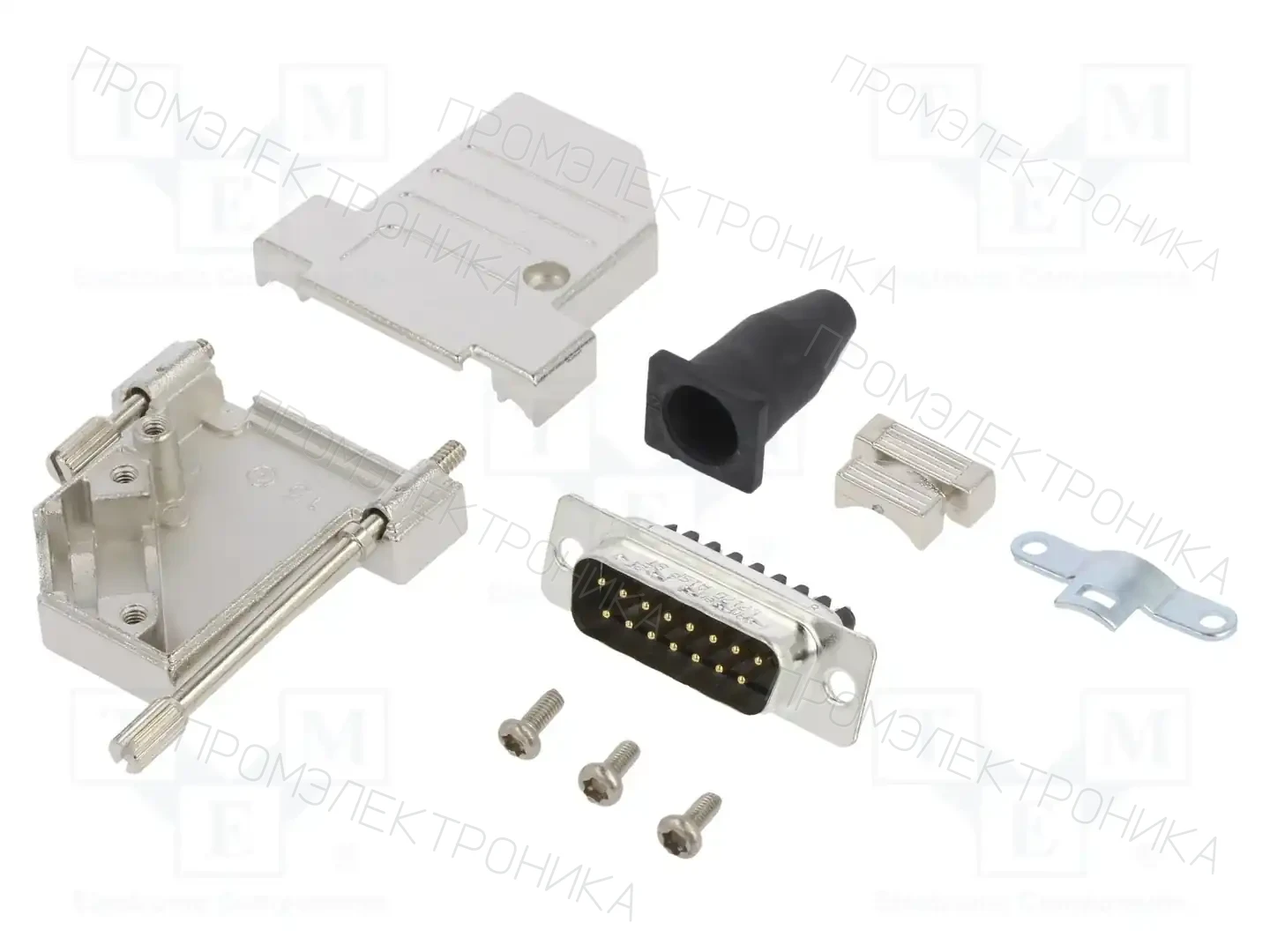 AMPHENOL COMMUNICATIONS SOLUTIONS L17DTSL15-RG-LJS-S+L717DA15PST — Комплектные штекеры D-Sub