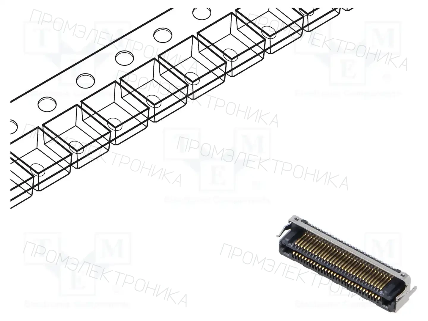 SAMTEC LSHM-130-02.5-L-DV-A-S-K-TR — Разъeмы пластина - пластина