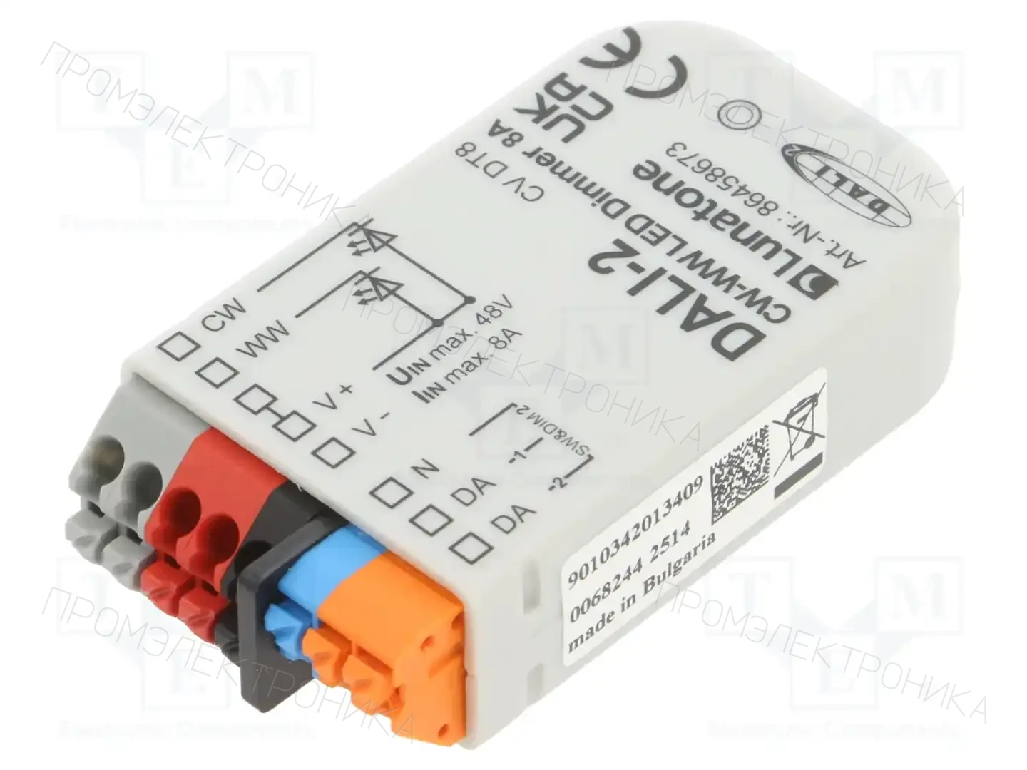 Lunatone DALI DT8 CW-WW PWM 8A — Блоки питания для LED
