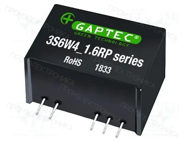 GAPTEC Electronic 3S6W4_1203S1.6RP — Преобразователи DC/DC