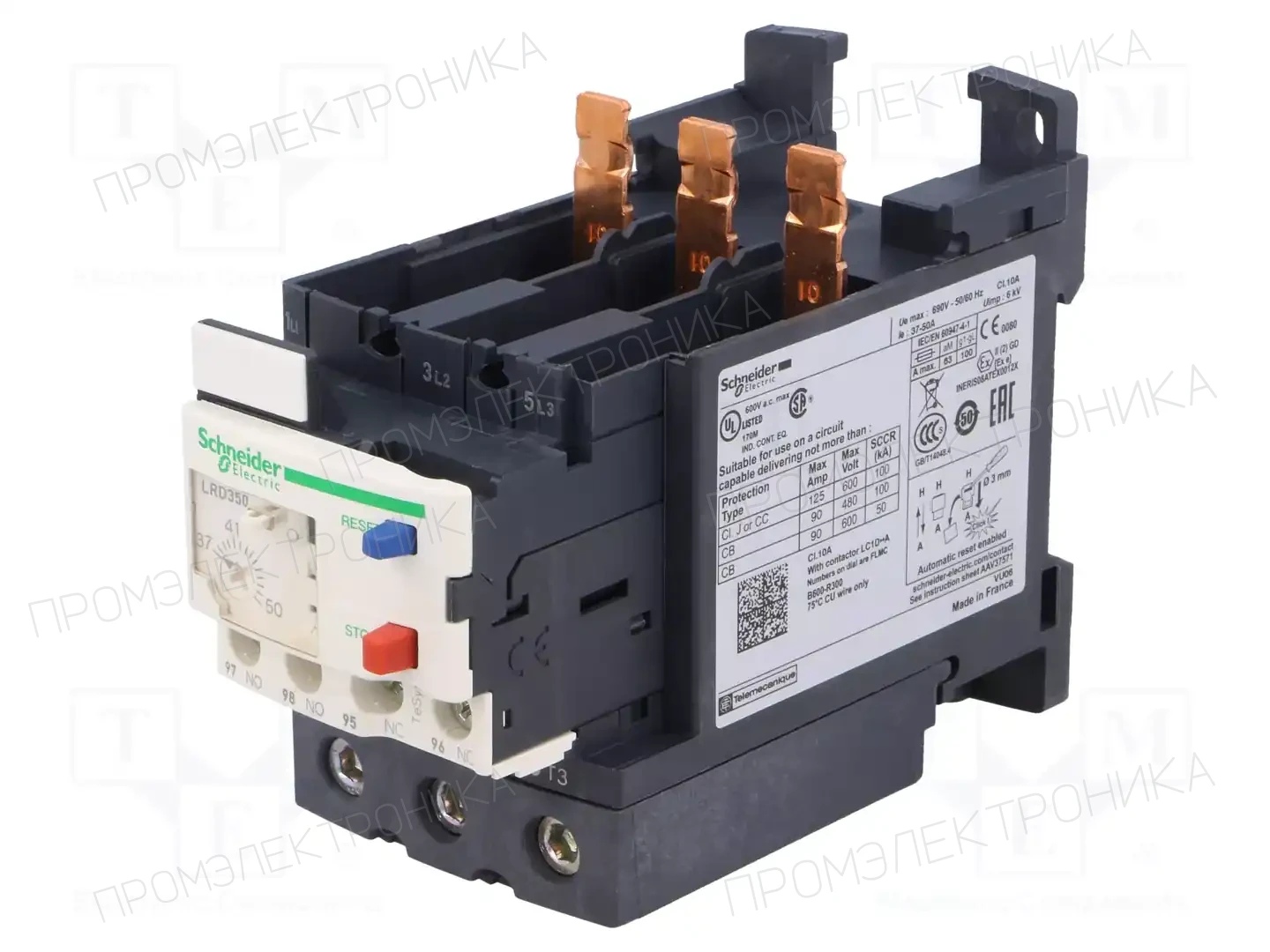 SCHNEIDER ELECTRIC LRD350 — Контакторы - дополнительное оборудование
