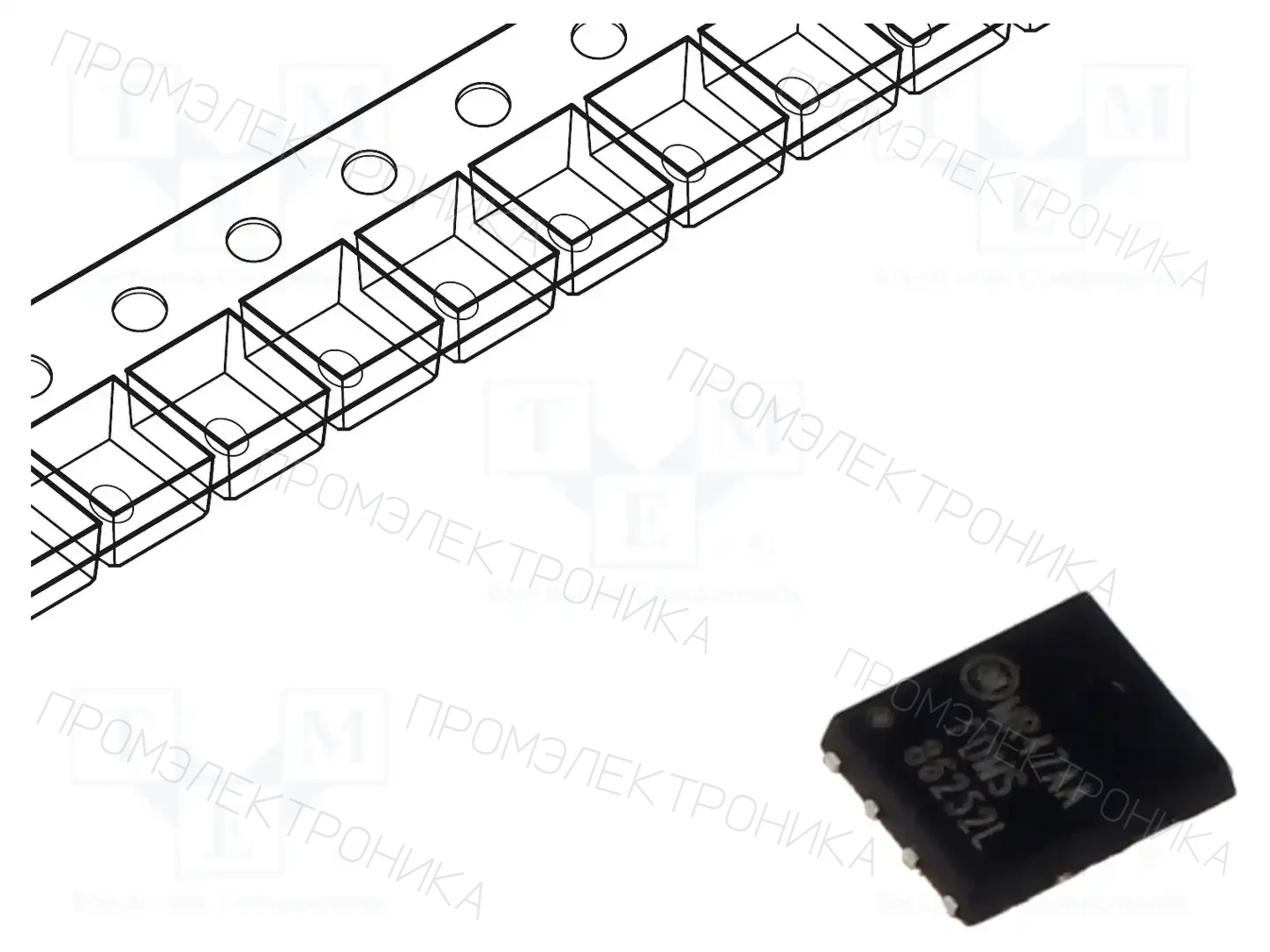 onsemi FDMS86252L — Транзисторы с каналом N SMD