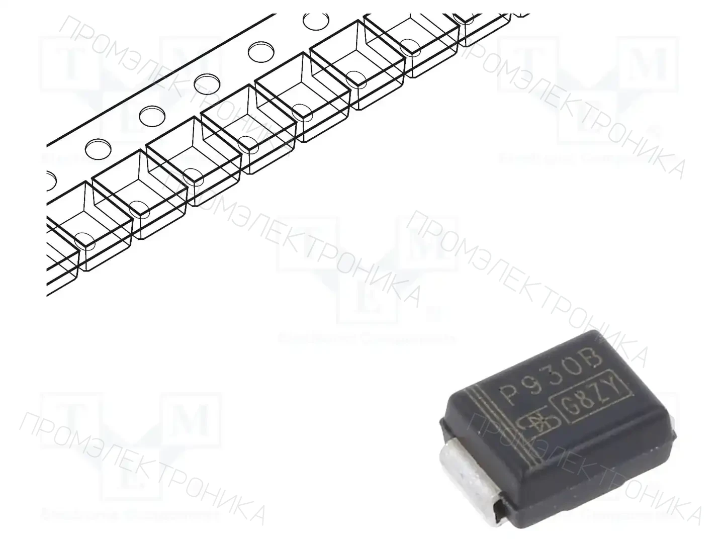 TAIWAN SEMICONDUCTOR 1PGSMB5930 — Стабилитроны SMD