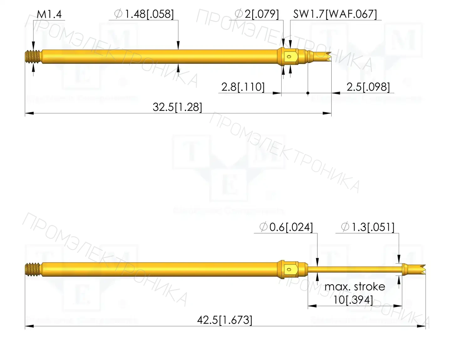INGUN PKS-171 204 100 A 0302 M — Измерительные щупы