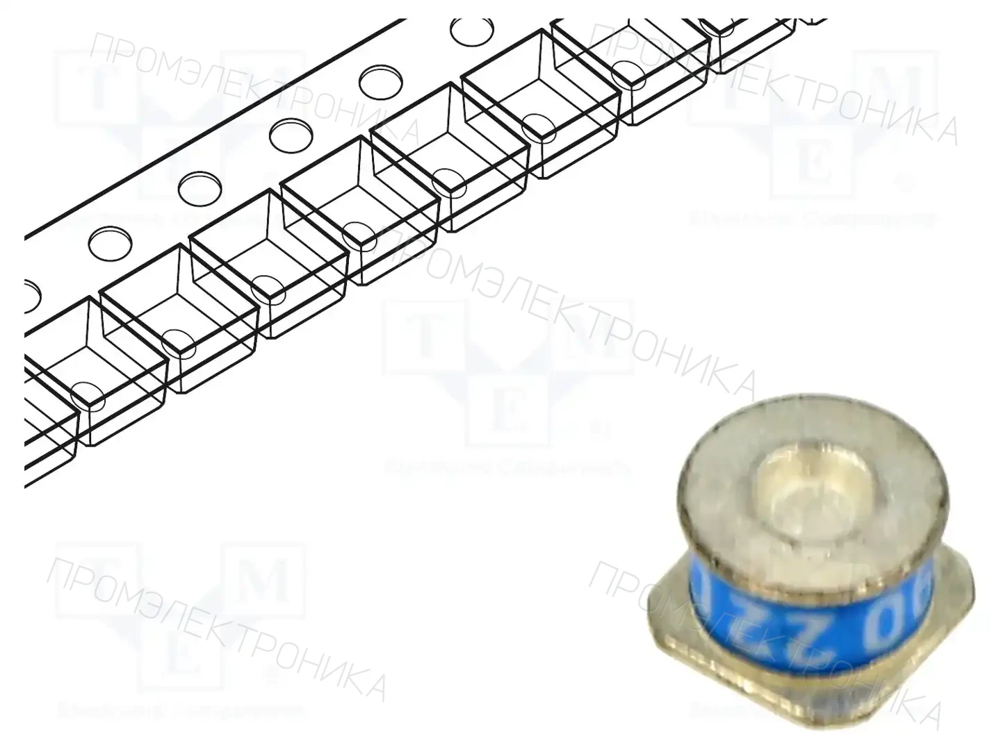 LITTELFUSE SL1002A090SM — Устройства защиты от перенапряжений SMD
