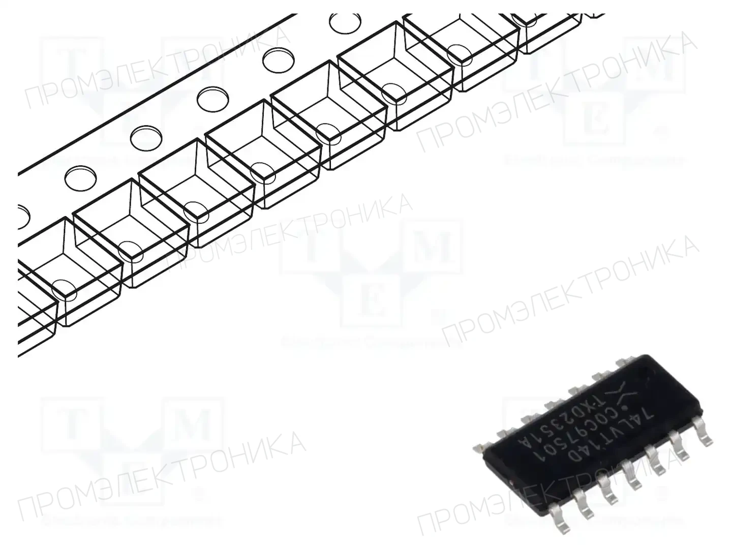 NEXPERIA 74LVT14D,118 — Ворота, инверторы