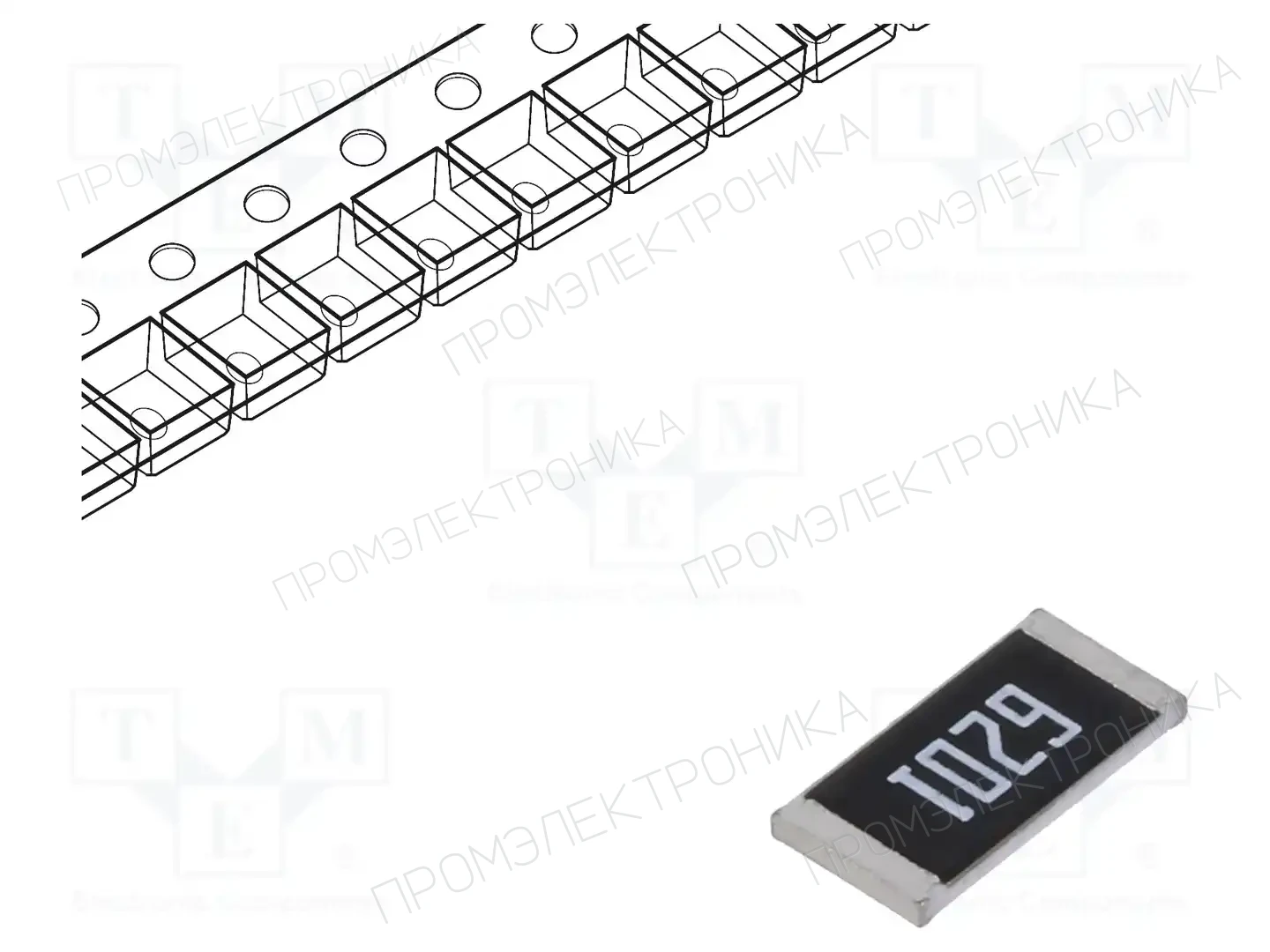 Viking PWR12FTEA6201 — Резисторы SMD