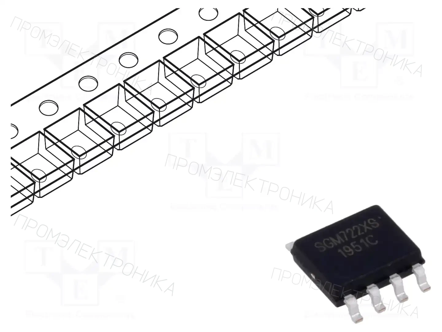 SG Micro Corp SGM722XS/TR — Операционные усилители SMD