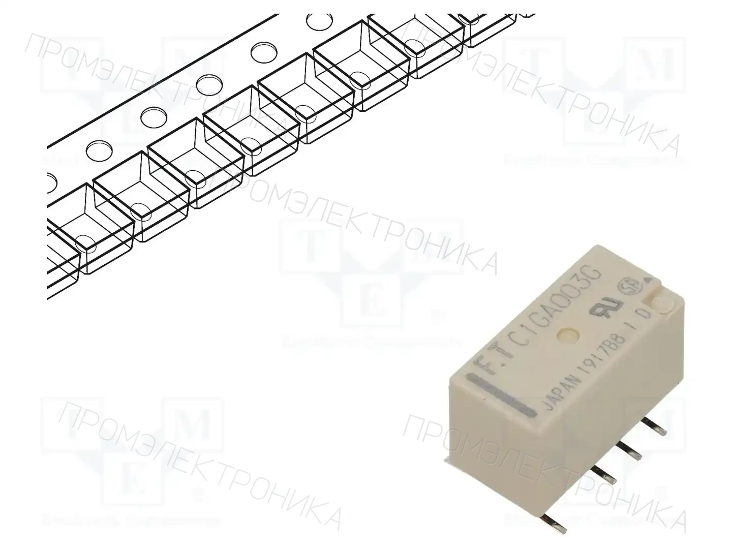 FCL Components FTR-C1GA003G-B05 — Реле электромагн. миниатюрные